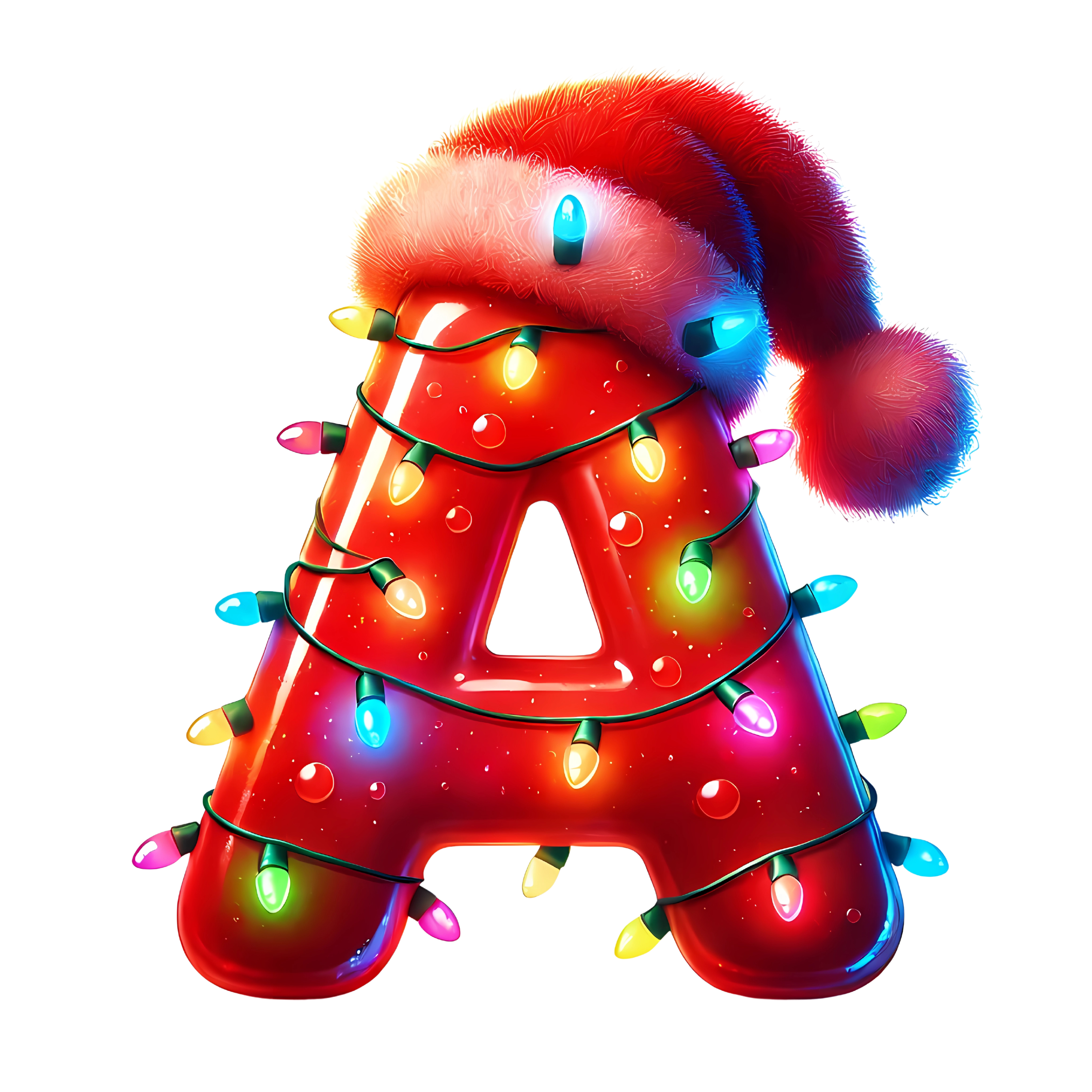 Motive " Christmas BUCHSTABEN Rot " Buchstaben Auswahl für Druck